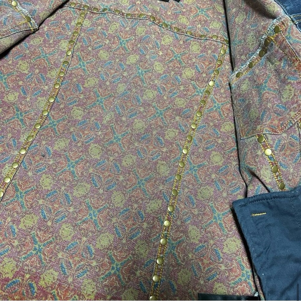Liverpool studded denim jacket size Large - Picture 4 of 5